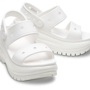 Crocs megacrush sandal - white - size 8